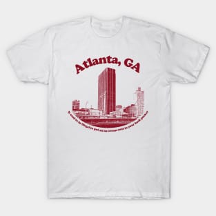 Atlanta, Georgia  // Retro Humor Tourist Design T-Shirt